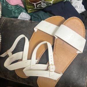 Elegant White Women's Sandals